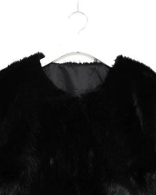 Faux fur jacket