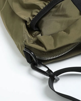 Drawstring Nylon Shoulder Bag
