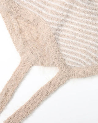 Striped knit hat