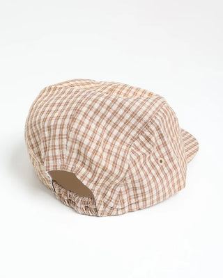 Sunstitch Check Seersucker Cap