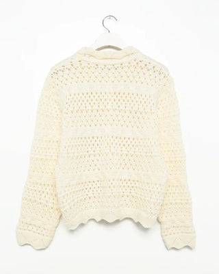 Perforated Lace Cardigan