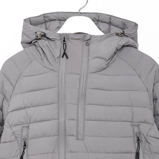 (Unisex) Hooded Padded Down Jacket
