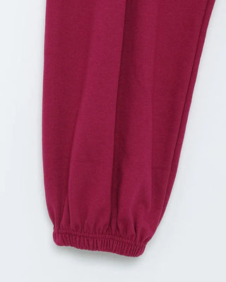Button-point colorful summer sweatpants