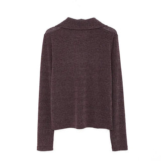 Eyelet color T-shirt