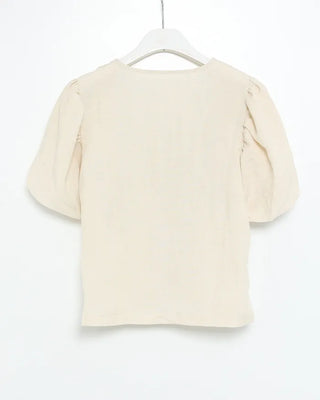 V-neck linen summer jacket