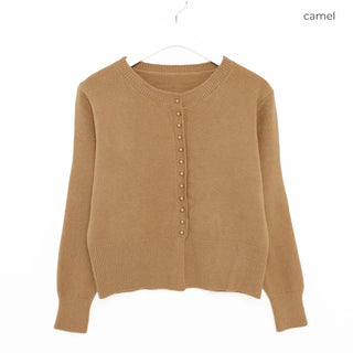 Gold button detail cardigan