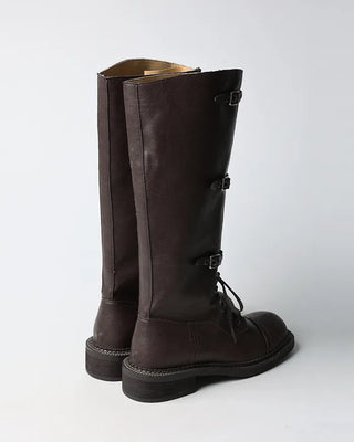 Lace-up Tanker Long Boots