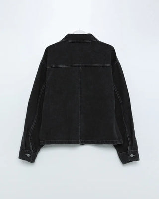 Pocket Color Denim Jacket