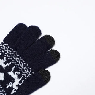 Deer print gloves (touchscreen compatible)