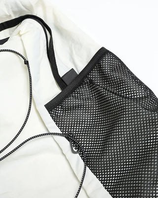 Nylon backpack with side pockets