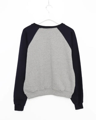 Raglan color-block sweatshirt