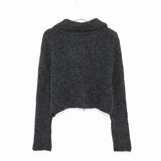 Color 2-Way Knit Hoodie
