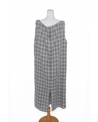 Drape neck long dress