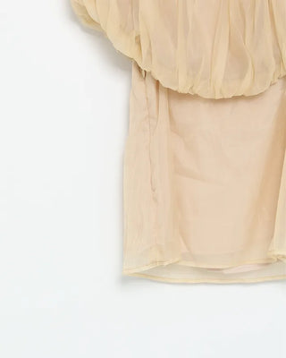 Organza Volume Off-Shoulder Blouse