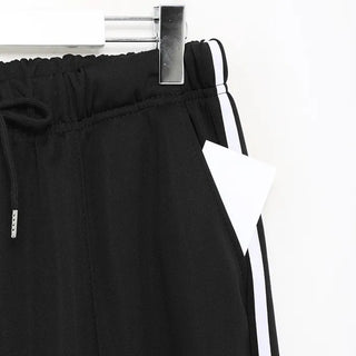 Center pleat jogger track pants