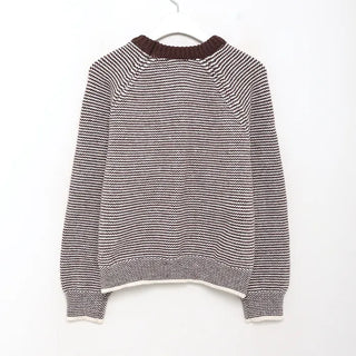 Fine Border Knit Sweater