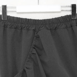 Low-balance pintuck long skirt
