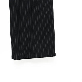Striped wide slacks