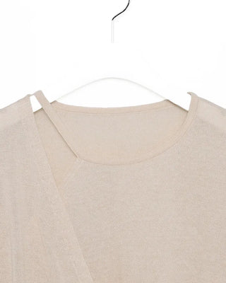 Asymmetrical Wrap Knit