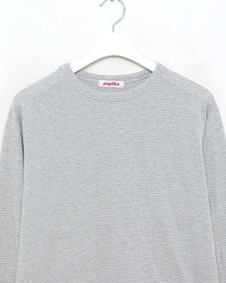 Striped long-sleeved T-shirt