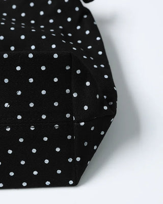 Dot Shirring Shoulder Bag