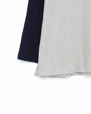 Raglan long-sleeved T-shirt