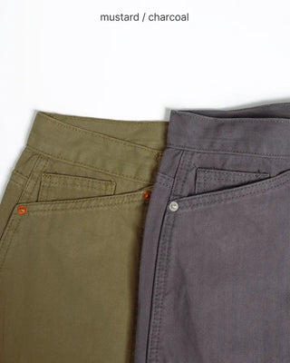 Cotton herringbone pants