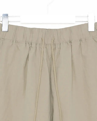 (Unisex) Elastic Waist Cotton Cargo Pants