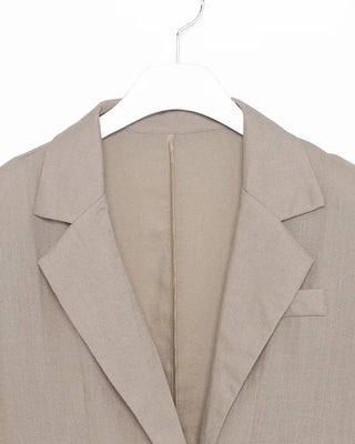 Simple jacket and slacks set