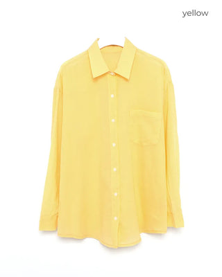 Summer Simple Sheer Shirt