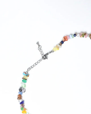 Colored bead necklace