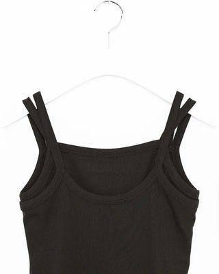 Layered sleeveless