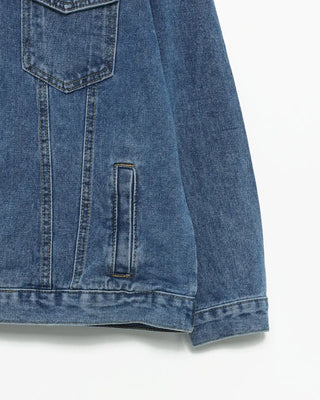 Oversized denim jacket