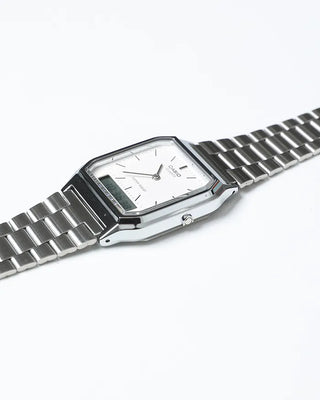 Digital Analog Square Handwatch