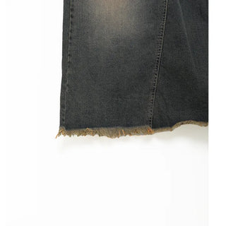 Maxi denim skirt