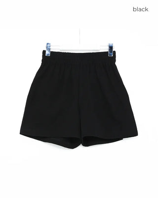 Cotton elastic waist pants