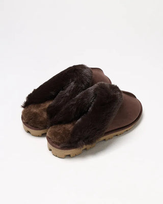 Fur Suede Mules
