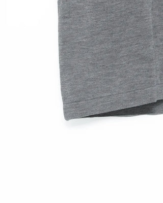Stitched two-tone short-sleeved knit