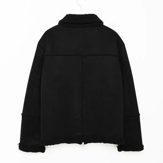 (Unisex) Dumble Suede Eco-Sheepskin Jacket