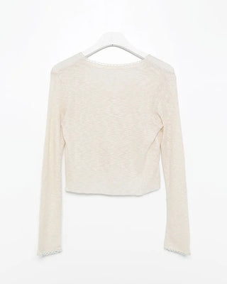 Lace Ribbon Cardigan