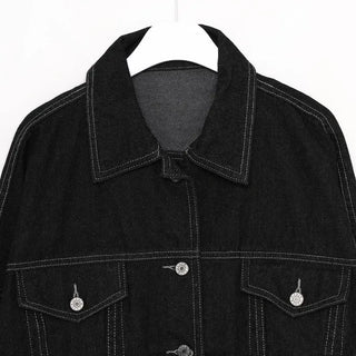 Oversized pocket denim jacket