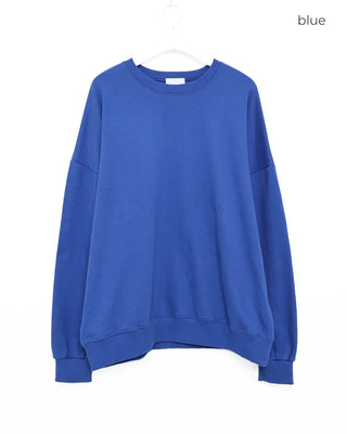 Washed plain oversized sweatshirt