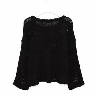 Damaged perforated knit