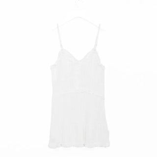 Frilled sleeveless mini dress