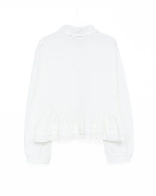 Colored frill blouse