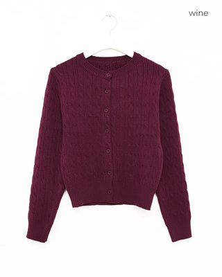 Twisted Round Cardigan