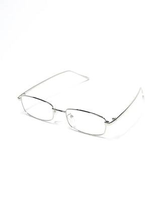 Metal square frame UV glasses