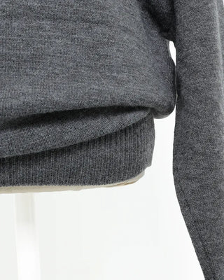 Slash Off-Shoulder High-Gauge Long Knit