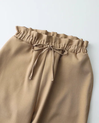 (ORIGINAL) High-waisted frill banding pants