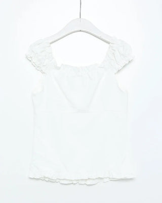 Frilled Shirring Camisole